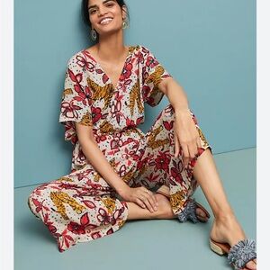 Corey Lynn Calter Veronica Anthropologie Floral Jumpsuit romper size XS